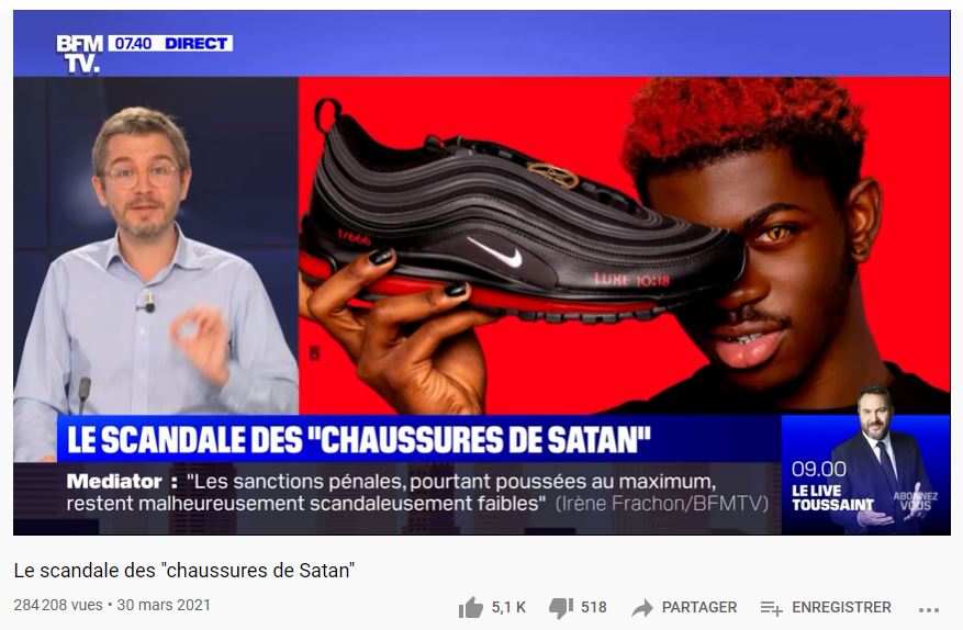 Les « chaussures de Satan »